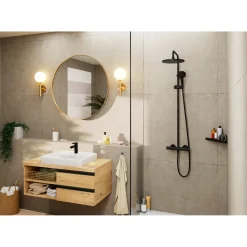Hansgrohe VERNIS 240 1JET ECOSMART BRUSESYSTEM MAT SORT^ Brusestangssæt