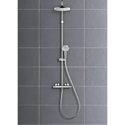 Hansgrohe VERNIS BLEND 200 BRUSESYSTEM KROM^ Brusestangssæt