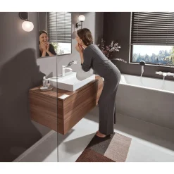 Hansgrohe VIVENIS 110 HÅNDVASKARMATUR 1-GREB MAT HVID Outlet