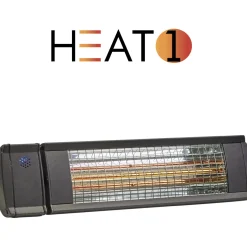Heat1 212-316 TERRASSEVARMER TITANIUM 660/2000 W^ Terrassevarmere