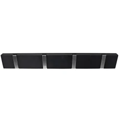 Home>it FLEX KNAGERÆKKE SORT EG 4 KN 40X5,5X2 CM^ Greb & Knager