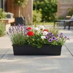 Hortus AGRO 208-401 ALTANKASSE PLAST ANTRACITGRÅ L80 CM Discount