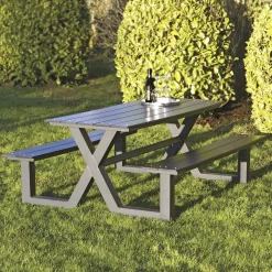 Hortus X-MODEL 801-089 BORDBÆNKESÆT SORT^ Bord- & Bænkesæt
