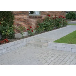IBF BONDESTEN KANTBLOK 14 X 14 X 21 CM GRÅ^ Belægningssten