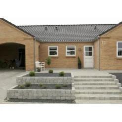 IBF HOLMEGAARDSTEN KANTBLOK 14 X 14 X 21 CM GRÅ Sale