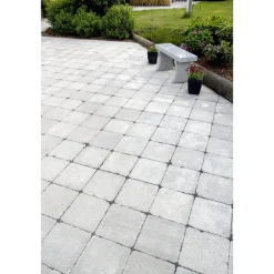 IBF HOLMEGAARDSTEN KVADRAT BELÆGNINGSSTEN 7 X 28 X 28 CM GRÅ^ Belægningssten