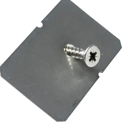 Isola SKIVE M/SKRUE TYPE 1 TAGTILBEHØR STÅLGRÅ 55X35X32 MM^ Tilbehør Tag