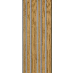 I-Wood AKUSTIKPANEL EG BRUN OLIE 17 X 300 X 2400 MM^ Akustikpanel