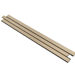 I-Wood AKUSTIKPANEL EG HVID OLIE 17 X 300 X 2400 MM^ Akustikpanel