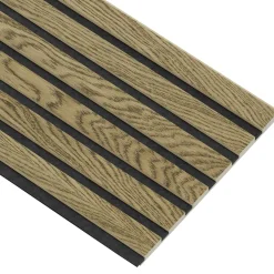 I-Wood AKUSTIKPANEL EG MØRKEBRUN OLIE 16 X 300 X 2400 MM Hot