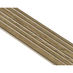 I-Wood AKUSTIKPANEL EG MØRKEBRUN OLIE 17 X 300 X 2400 MM^ Akustikpanel