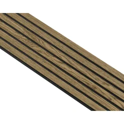 I-Wood AKUSTIKPANEL EG MØRKEBRUN OLIE 16 X 300 X 2400 MM^ Akustikpanel