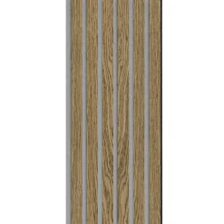 I-Wood AKUSTIKPANEL EG MØRKEBRUN OLIE 17 X 300 X 2400 MM New