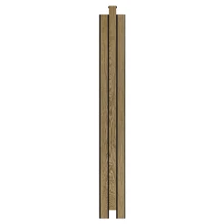 I-Wood AKUSTIKPANEL EG MØRKEBRUN OLIE 17 X 300 X 2400 MM Clearance