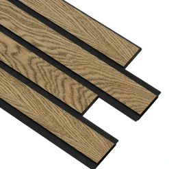 I-Wood AKUSTIKPANEL EG MØRKEBRUN OLIE 17 X 300 X 2400 MM^ Akustikpanel