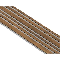 I-Wood AKUSTIKPANEL VALNØD 17 X 300 X 2400 MM^ Akustikpanel