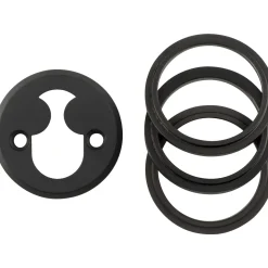 Jasa NOIR CYLINDERRING Ø6-21 MM SORT 1 STK^ Låsecylindere