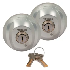 Jasa VAREVOGNSLÅS DISEC75 VAREVOGNSLÅS DIRKESIKRET CYLINDER SØLV 2 PK Online