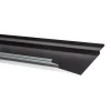 Jual SORT ALU-PROFIL 1BS, 7" DOBBELT INKL. BLINDFALS SKOTRENDE 1 M^ Alu Profiler