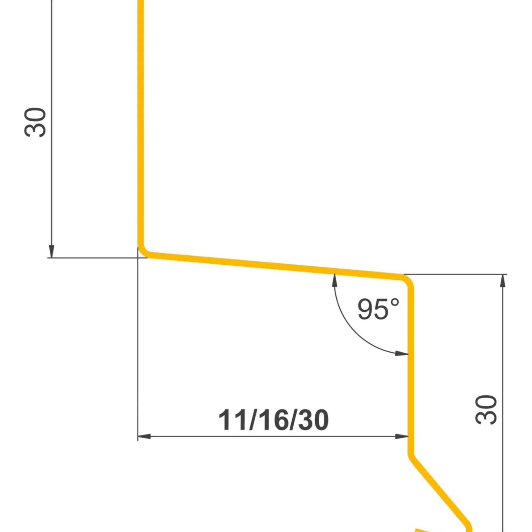 Jual SORT ALU-PROFIL 8-16S Z-PROFIL 30 X 16 X 30 MM^ Alu Profiler