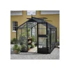 Juliana COMPACT DRIVHUS 3 MM HÆRDET GLAS HELE BANER ANTRACIT 6,6 M2 Online