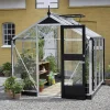 Juliana COMPACT DRIVHUS EKSKL. SOKKEL 3 MM HÆRDET GLAS HELE BANER ALU 5 M²^ Drivhuse