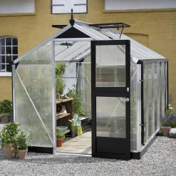 Juliana COMPACT EKSKL. SOKKEL DRIVHUS 10 MM POLY ALUMINIUM 6,6 M2 Best