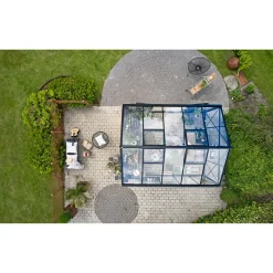 Juliana JUBII 60 EKSKL. SOKKEL DRIVHUS 3 MM HÆRDET GLAS HELE BANER SORT 10,9 M2 Clearance