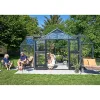 Juliana ORANGERI DRIVHUS 3 MM HÆRDET GLAS HELE BANER ANTRACIT 21,5 M2^ Orangerier