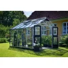 Juliana PREMIUM DRIVHUS 3 MM HÆRDET GLAS HELE BANER ALUMINIUM 10,9 M2 Outlet