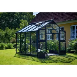Juliana PREMIUM EKSKL. SOKKEL DRIVHUS 10 MM POLY ANTRACIT 8,8 M2^ Drivhuse