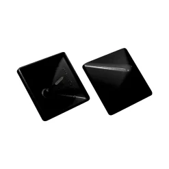 Kokille PYRA 104 STOLPEHAT ALUMINIUM SORT 104 X 104 MM^ Stolper & Pæle