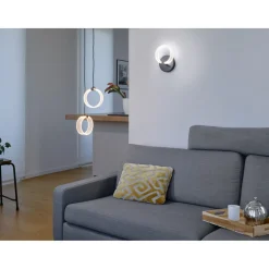 LEDVANCE DECOR CIRCLE VÆGLAMPE 8W SORT Discount