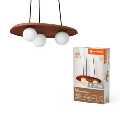 LEDVANCE DECOR CLAY PENDEL BRUN 45,2 CM^ Pendel Lampe