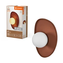 LEDVANCE DECOR CLAY VÆGLAMPE BRUN Clearance