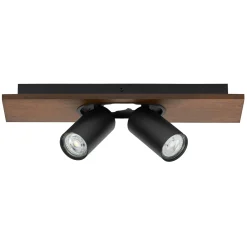 LEDVANCE DECOR MERCURY SPOTLAMPE TRÆ/SORT GU10 6,8W