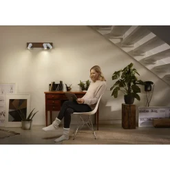LEDVANCE DECOR MERCURY SPOTLAMPE TRÆ/HVID GU10 10,2W^ Spotlights