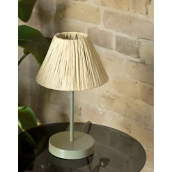 LEDVANCE DECOR RAFFIA GULVLAMPE BRUN/GRØN 28,3 CM