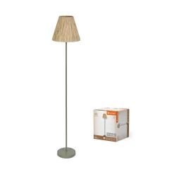 LEDVANCE DECOR RAFFIA GULVLAMPE BRUN/GRØN 34,8 CM^ Gulvlamper