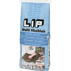 LIP MULTI FLISEKLÆB 20 KG GRÅ^ Fliseklæb & Fugemasse