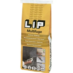 LIP MULTIFUGE 5 KG LYSEGRÅ^ Fliseklæb & Fugemasse