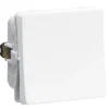 LK Fuga 1 MODUL ENKELT AFBRYDER HVID New