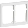 LK Fuga SOFTLINE 63 RAMME HVID 2 X 1 1/2 MODUL^ Stikdåser & Stikkontaktrammer