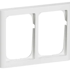 LK Fuga SOFTLINE 63 RAMME HVID 2 X 1 1/2 MODUL^ Stikdåser & Stikkontaktrammer