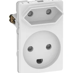 LK Fuga STIKKONTAKT HVID 1 1/2 MODUL Outlet