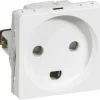 LK Fuga STIKKONTAKT HVID 1 MODUL M/JORD Online