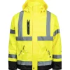 Lyngsøe LYNGSØE FOX 9057-53/07 HÅNDVÆRKER REGNJAKKE HI-VIZ XL GUL/SORT^ Regntøj