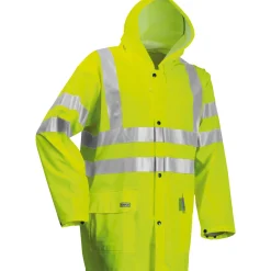 Lyngsøe LYNGSØE PU LR552-53 REGNSÆT HI-VIZ XL HI-VIS GUL New