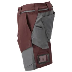 Mascot CUSTOMIZED 22149 SHORTS 24C49 BORDEAUX/STENGRÅ New