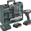 Metabo BS 18 10 MM 2X2,0 WORKSHOP BORE-/SKRUEMASKINE AKKU MED BATTERI OG LADER Online